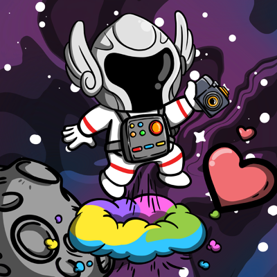 DoomStreak astronaut NFT artwork 2